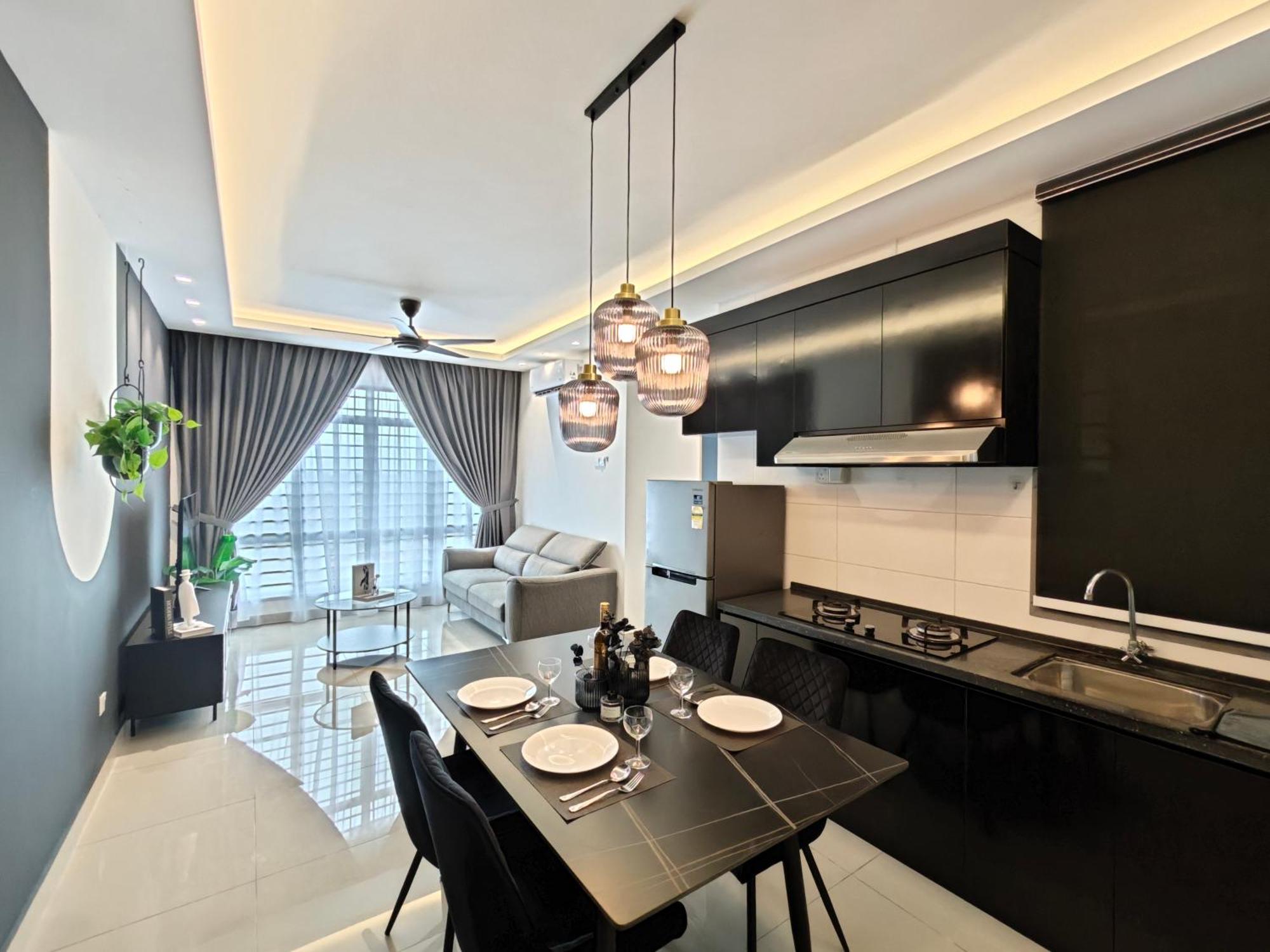 Apartamento Arc Austin Hills Residensi By Antlerzone Johor Bahru Exterior foto